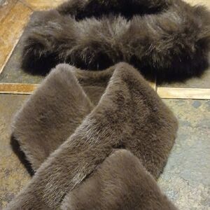 Faux Fur Scarf and Hat Set